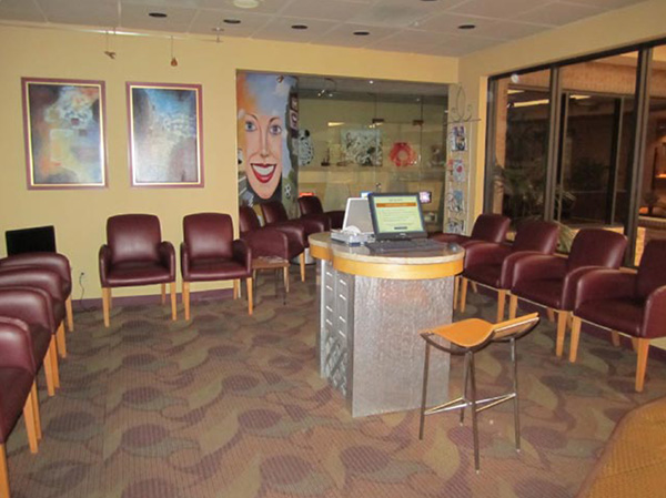 Reception area